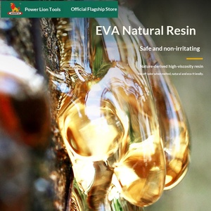 パワーライオン天然ゴムホットメルト接着剤スティック高粘着強力7mm/11mm透明接着剤ストリップ家庭用プラスチックグルーガン - Product Image 4