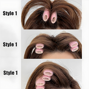 1 clip <span class=keywords><strong>de</strong></span> pelo autoadhesivo para flequillo, con forma <span class=keywords><strong>de</strong></span> ocho, para dar volumen a las raíces del cabello, rizador <span class=keywords><strong>de</strong></span> cabello, para peinar la parte superior <span class=keywords><strong>de</strong></span> la cabeza y la frente - Product Image 5