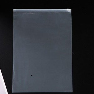 Reusable Frosted Zipper <b>Bag</b> Matte Clothing Packaging <b>Bag</b> Custom Logo Zip Lock Garment Storage <b>Bag</b> Apparel Packaging OEM Factory - Product Image 3