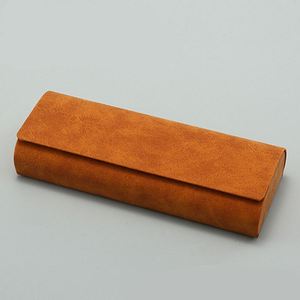 Étui à lunettes en cuir coloré avec logo personnalisé, boîte de rangement pour lunettes de vue, lunettes de soleil, étui rigide pour lunettes de lecture - Product Image 6