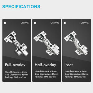 Topcent 4D समायोजन हाइड्रोलिक बफर 35mm नरम बंद फर्नीचर कैबिनेट टिका - Product Image 4