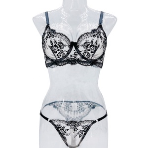 Của phụ nữ công ty kiểm soát sexy cám dỗ đồ lót set-polyester chất liệu thoáng khí mỏng đầy đủ phiếu trưởng thành phong cách XL Kích thước - Product Image 1