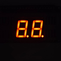 Pantalla LED Roja de 7 Segmentos de 0.56 Pulgadas y 2 Dígitos, Cátodo/Ánodo Común, Tubo Digital de Doble Dígito para Reloj, Medidor, Electrodomésticos