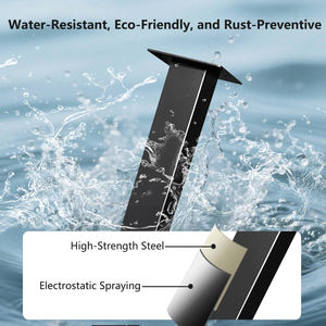 Gambe per Tavolo da Cucina Regolabili Manualmente, Parti di Mobili in Vendita, Gambe in Metallo Antiscivolo per Tavolo da Soggiorno - Product Image 5