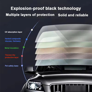 Xap V70 vlt73 % uvr99 % irr88 % chống tia cực tím đôi bạc kim loại phún xạ phim kính phim xe năng lượng mặt trời pha màu cửa sổ phim - Product Image 5