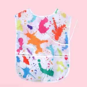 Hot Sale Factory Direct Kids Art Painting Smock With Printing Children's Graffiti Apron