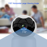 Cámara de Seguridad Inalámbrica Tuya Smart Life para Mascotas y Bebés, Gran Angular, Detección Humanoide, Wifi, CCTV