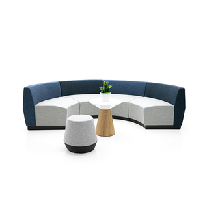 Conjunto de Sofás Modulares Curvos |   Asientos Comerciales Coloridos para Salas VIP de Aeropuertos y Oficinas - Product Image 5