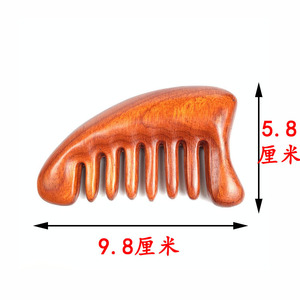Vente populaire diverses formes en bois peigne d'acupression masseur de cuir chevelu soulagement quotidien des maux de tête peignes d'économie de cheveux - Product Image 6