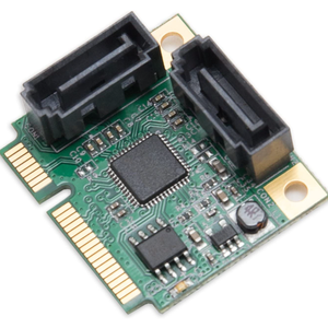 ASMedia ASM1061 6 Gbit/s Mini-PCIe zu <span class=keywords><strong>2</strong></span> Ports SATA 3.0 Adapter <span class=keywords><strong>PCI</strong></span> <span class=keywords><strong>Express</strong></span> SATA 3.0 <span class=keywords><strong>Controller</strong></span>-Karte - Product Image 2