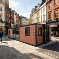 Maison conteneur préfabriquée FLKT, prête pour l'énergie solaire hors réseau, écologique, extensible 20ft 40ft, maison modulaire moderne et compacte
