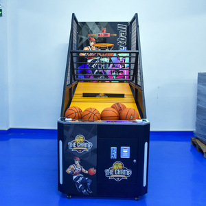 Usine <span class=keywords><strong>Funspace</strong></span> Vente en gros Machine de basket-ball électronique d'arcade d'intérieur pour adultes Langue anglaise en métal - Product Image 3