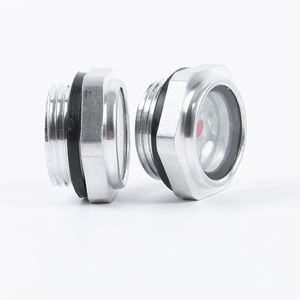 तेल स्तर गेज दृष्टि कांच बसपा/एनपीटी धागा हाइड्रोलिक तेल स्तर गेज - Product Image 5