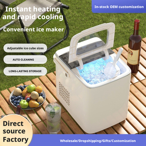 Máquina de Hielo Inteligente Totalmente Automática con Dispensador de Hielo Rápido y Función de Autolimpieza para Hogares, Restaurantes y Bares - Product Image 1