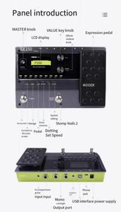 Đối với ge250 Guitar điện bàn đạp đa hiệu ứng Bộ vi xử lý kim loại hiệu ứng cho Bass Guitar dây nhạc cụ phụ kiện - Product Image 3