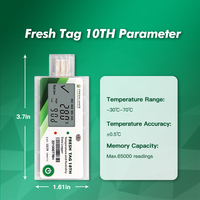 Fresh tag 10TH Registrador de datos de temperatura y humedad USB desechable