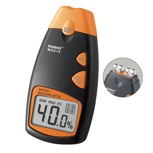 MD916 Wood Moisture Meter Moisture Content Meter Whole Sale Hygrometer
