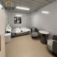 Maison préfabriquée en conteneur de 20 pieds, à démonter, en kit, petite maison modulaire en Chine, en vente chaude