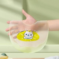 Bavoir bébé en silicone anti-salissures, best-seller, sans BPA, lavable, bavoir d'alimentation pour enfants, bavoir bébé en silicone de qualité alimentaire