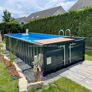 Haus container mit Pool vorrats behälter Pool container Schwimmbäder für den Außenbereich