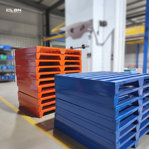 Revestimiento en polvo personalizado o paletas de metal de acero recubiertas de zinc para almacenamiento en almacén con entrada de montacargas de 4 lados - Product Image 1