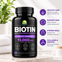 Expédition rapide OEM Absorption rapide Entretien des cheveux Soins des ongles Soins de la peau Biotine Vitamines Collagène Kératine Adulte Végétalien Énergie