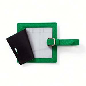 Modèle imprimable <span class=keywords><strong>gratuit</strong></span>, étiquette de bagage en cuir vierge - Product Image 1