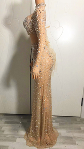 Nocance Y2038-B Nouvelle Innovation 2023 Robe Perlée Scintillante Robes Longues de Luxe Femmes Dame Robe Élégante pour Invité de <span class=keywords><strong>Mariage</strong></span> Novance - Product Image 2