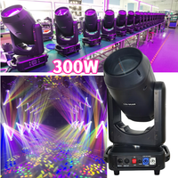 Projecteur LED Beam Moving Head 300W, double prisme 8+48, 14 couleurs arc-en-ciel, DMX, pour éclairage de scène de club, concert, événement