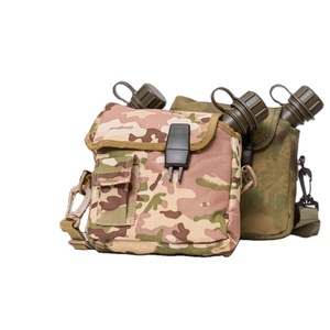 Gourde tactique camouflage grande capacité 1,75 L, portable, pour la randonnée, le camping, l'entraînement, avec <span class=keywords><strong>pochette</strong></span> camouflage - Product Image 5