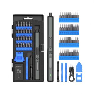 50 1 Electric Screwdriver 10440 500mAh Lithium Battery Rechargeable Cordless DIY <b>Set</b> 3LED Lighting 250RPM Brush Motor Max <b>Torque</b> - Product Image 1