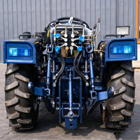 50PK Vierwiel Mini Trekker 4WD/2WD Landbouw Tuin Kas Boomgaard Gebruiksmachines Dieselmotor Tractoren met Fabrieksprijs