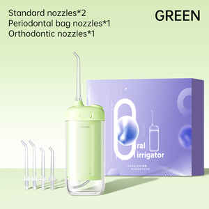 Irrigador Bucal Portátil IPX7 de Plástico Mini con 4 Niveles de Presión, Tanque Desmontable de 200 ml, Inalámbrico para Cuidado Dental - Product Image 4