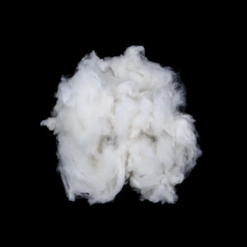 Cheap dehaired natural white cashmere fiber