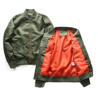 Veste Tactique d'Extérieur pour Hommes, Bomber Style Safari Collégien, Veste Aviateur de Pilote pour Printemps et Automne