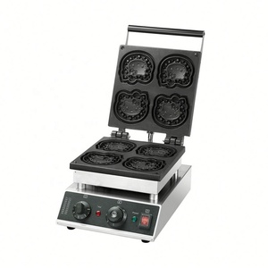 Macchina Elettrica Antiaderente in Acciaio Inox <span class=keywords><strong>per</strong></span> Waffle a Forma di Animali, Nuova Piastra Commerciale <span class=keywords><strong>per</strong></span> Colazione - Product Image 5
