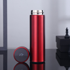 Nouvelle <span class=keywords><strong>bouteille</strong></span> d'eau intelligente en acier inoxydable 304, gobelet de voyage/tasse à café isolé sous vide avec affichage de la température par Led - Product Image 5