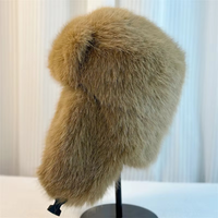 Orejeras Unisex Personalizadas Zhenbang, Cálidas, con Orejeras Gruesas, Bordado 3D, Impresión Digital, Piel Sintética, Gorro de Esquí Ushanka
