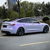Film de protection de peinture (PPF) Prelatek, best-seller, prix usine, couleur gris-violet brillant, effet rêve, en TPU, pour voiture, film de protection de peinture à changement de couleur violet