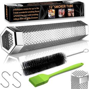 Accessoires <span class=keywords><strong>de</strong></span> barbecue haut <span class=keywords><strong>de</strong></span> gamme, tube à <span class=keywords><strong>fumée</strong></span> en acier inoxydable pour fumoir à granulés, <span class=keywords><strong>générateur</strong></span> <span class=keywords><strong>de</strong></span> <span class=keywords><strong>fumée</strong></span> chaude et froide - Product Image 6