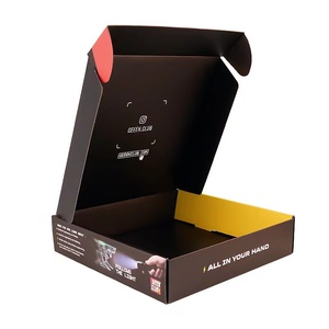 Custom Printed LOGO Colored Mailing Cardboard Shipping Boxes for Clothes Shoes Corrugated Paper Boxes