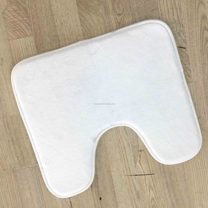 Ensemble de tapis de salle de bain en polyester vierge pour sublimation, 3 pièces - Product Image 3