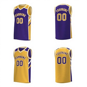 Customized 100% Polyester Moisture-Wicking Basketball Jersey Front Logo Youth Team Pattern Sublimation Sets - Product Image 1
