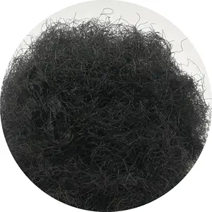 Fibra di poliestere nera PSF 90 dx76mm tessuto riciclato