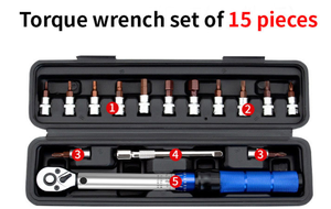 <span class=keywords><strong>Clé</strong></span> <span class=keywords><strong>dynamométrique</strong></span> préréglée industrielle métrique 1/4 pouce 2-24 N.m, cliquet bidirectionnel précis 72 dents <span class=keywords><strong>pour</strong></span> vélo - Product Image 6