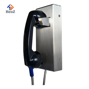 Cabine téléphonique publique pour prison, mini-boîte d'appel SIP, combinés VoIP, téléphones muraux analogiques IP65, téléphones anti-vandalisme d'urgence - Product Image 2