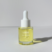20ml Minyak Revitalisasi Kutikula Organik OEM LOGO Tabung Label Pribadi Minyak Kutikula Bunga Kering Logo Kustom