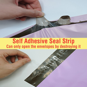 Custom Logo Printed Self-adhesive <b>Water</b>-proof Recycled Purple for Courier Bags for Shoes & Fur Shipping - Product Image 3