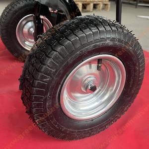 मेश स्टील गार्डन कार्ट फोल्डिंग उपयोगिता वैगन के साथ चूने वाली गाड़ी - Product Image 5