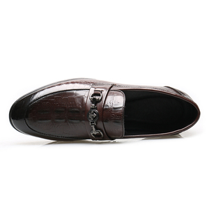 Chaussures décontractées pour hommes 2024, mocassins tendance avec empeigne en tissu résistant et élégant, matériau supérieur en tissu extensible, chaussures habillées - Product Image 4